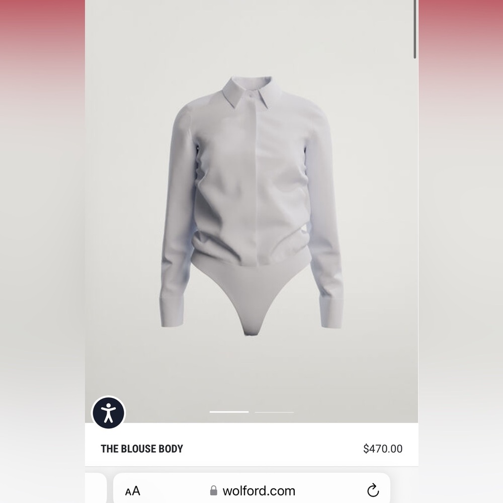 Wolford The Blouse Bodysuit size small P